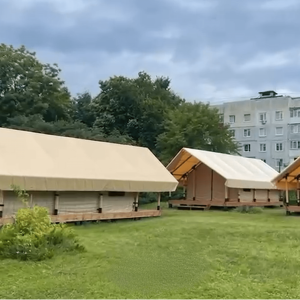 Дом-палатка для глэмпинга 5х5,5м (Сафари-тент)